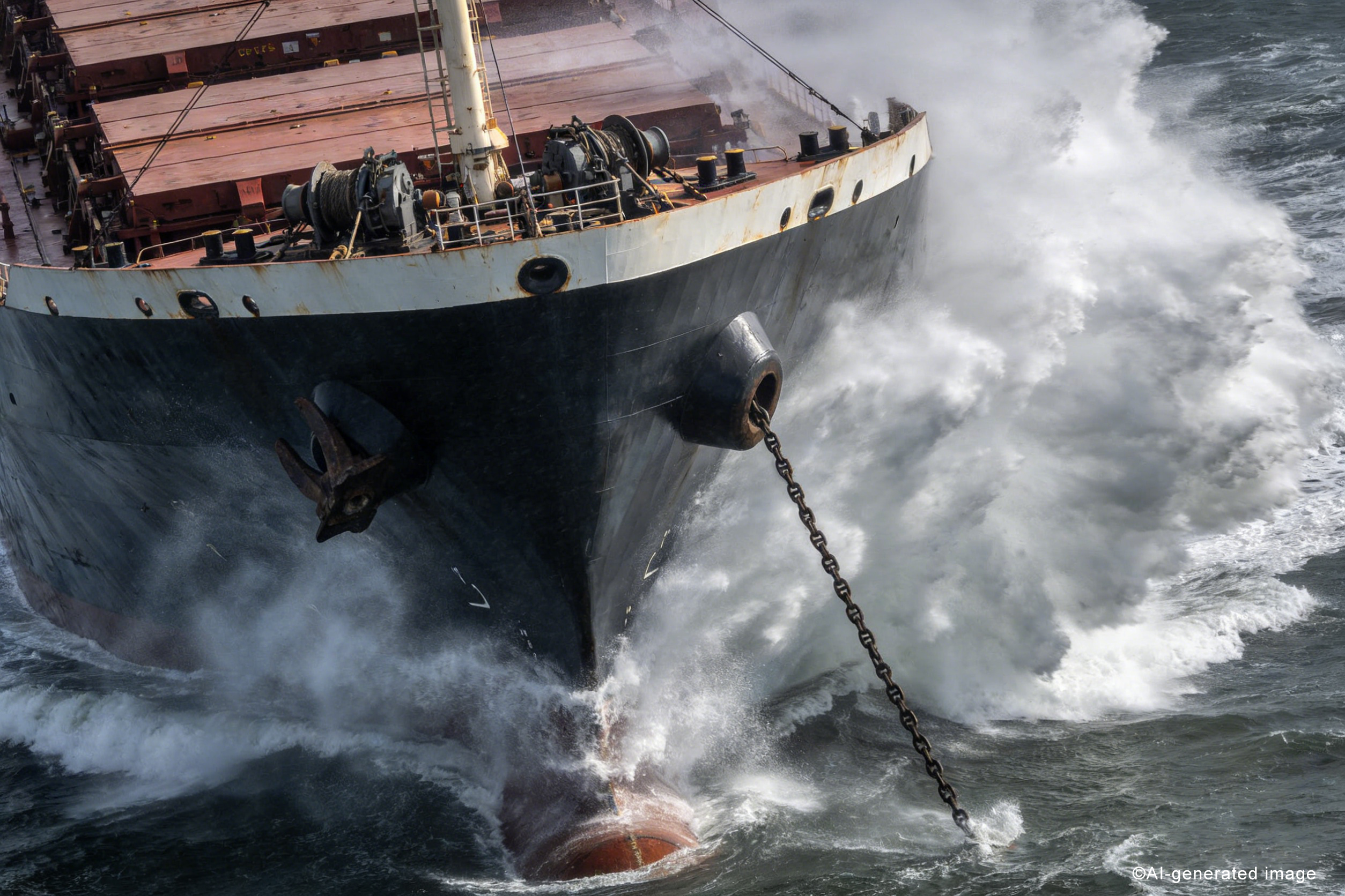 LP 05/2026 警惕风浪中起锚对锚设备的损害